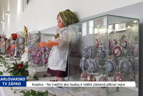 Kraslice: Na tradiční akci budou k vidění zdobená pštrosí vejce (TV Západ)
