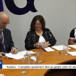 Kraslice: V projektu společných škol se spojily zatím tři obce (TV Západ)