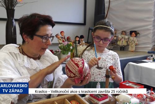 Kraslice: Velikonoční akce s kraslicemi završila 25 ročníků (TV Západ)