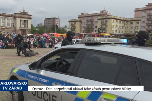 Ostrov: Den bezpečnosti ukázal také zásah prvosledové hlídky (TV Západ)