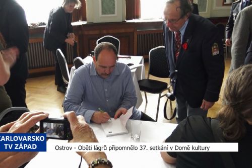 Ostrov: Oběti lágrů připomnělo 37. setkání v Domě kultury (TV Západ)