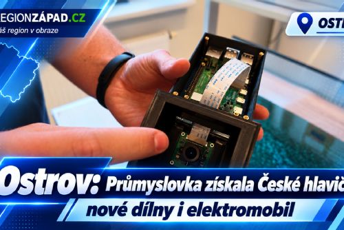 Ostrov: Průmyslovka získala České hlavičky, nové dílny i elektromobil (TV Západ)