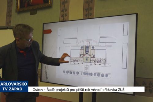 Ostrov: Řadě projektů pro příští rok vévodí přístavba ZUŠ (TV Západ)