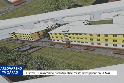 Ostrov: Z rekordního přebytku chce město letos přidat na ZUŠku (TV Západ)