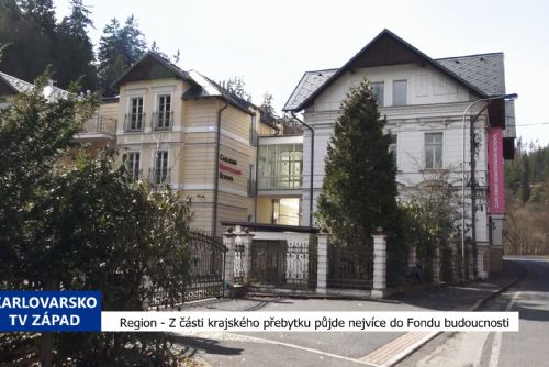 Region: Z části krajského přebytku půjde nejvíce do Fondu budoucnosti (TV Západ)