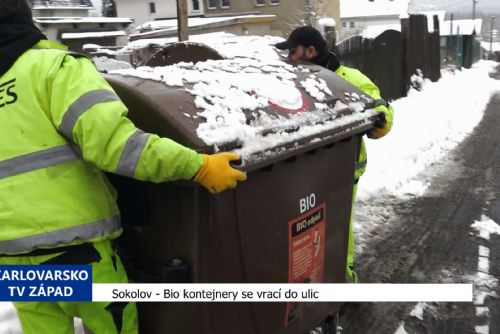 Sokolov: Bio kontejnery se vrací do ulic (TV Západ)