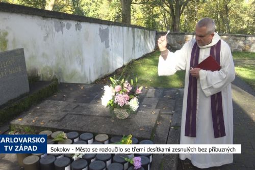 Sokolov: Město se rozloučilo s třemi desítkami zesnulých bez příbuzných (TV Západ)