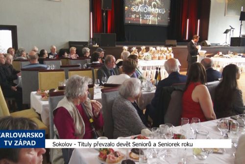 Sokolov: Tituly převzalo devět Seniorů a Seniorek roku (TV Západ)
