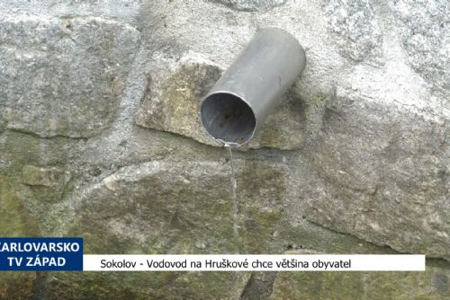 Sokolov: Vodovod na Hruškové chce většina obyvatel (TV Západ)