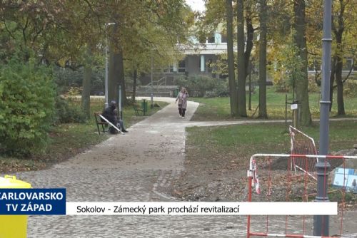 Sokolov: Zámecký park prochází revitalizací (TV Západ)