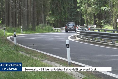 Sokolovsko: Silnice na Podstrání získá další opravený úsek (TV Západ)