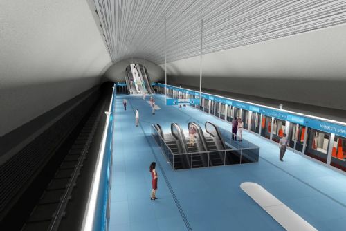 DPP hledá organizátora architektonické soutěže pro stanice metra D Náměstí Míru a Náměstí Bratří Synků