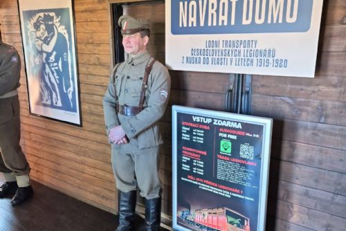 Legiovlak dorazil do Plzně. Na hlavním nádraží zve zdarma do světa československých legií
