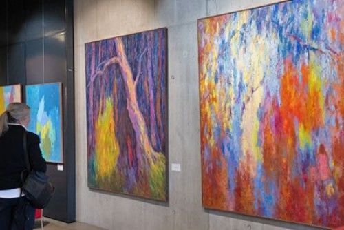 Nová scéna DJKT zve do krajiny Václava Maliny. Výstava ukazuje jeho současnou tvorbu