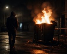 Plzeňský žhář zapaloval matrace, kontejnery i koše. Skončil ve vazbě