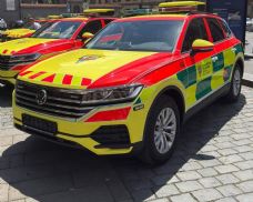 Pražská záchranka nasazuje pět nových vozů Volkswagen Touareg. Nahradí dosluhující Mercedesy GLE